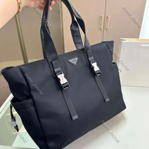 Luxe Pra Tote Bag Designer Ppddas Tas Grote zwarte damesschoudertassen Groot formaat casual bakken Kwaliteit Crossbody Tas Vrouwelijke reisshopper Computerhandtas 430