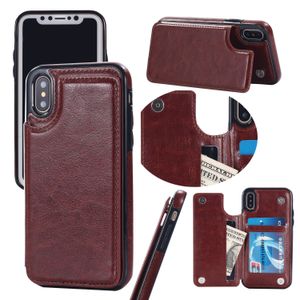 Étui de téléphone de luxe en cuir PU pour iPhone 12 11 Pro Max étui portefeuille pour iPhone XR Xs SE 2020 béquille avec fentes pour cartes