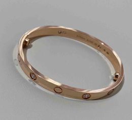 Bracelet à breloques en or véritable 18 carats de qualité de luxe avec 4 diamants pour femmes et hommes, bijoux de fiançailles, cadeau avec boîte à timbres, certificat PS9207