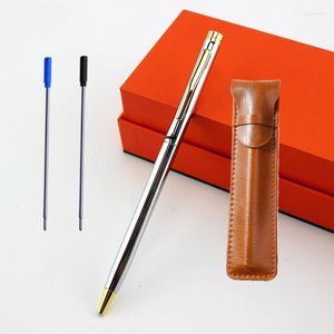 Qualité de luxe 206 modèle couleur affaires bureau école papeterie plume moyenne stylo à bille