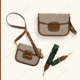 Luxe kwaliteit dezelfde stijl messenger G bag 602204 schoudertassen designer dames heren klassiek eenvoudig ontwerp sacoche handtas portemonnee