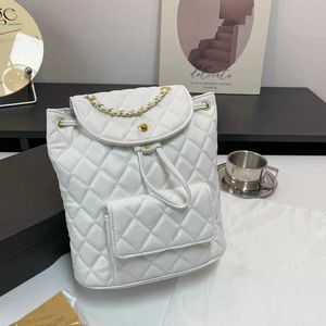 Bolsos de mochila de cuero para mujeres de calidad de lujo bolsas de hombro genuinas con bolsas de compras de moda de diseñador