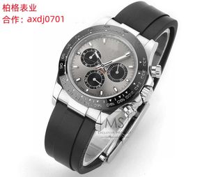 Montres de luxe R olax prix Usine 4130EW 7750 Panda Meteorite Oeil Multifonctionnel Six Aiguilles Chronographe Water Ghost Series Montre Avec Boîte-Cadeau