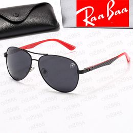 Luxe RAY 8313 zonnebril Dames RB designer bril met rond metalen frame Heren Sport Shades