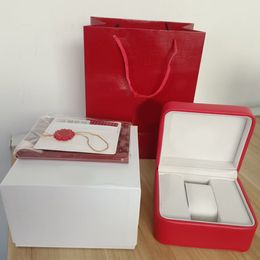 Luxe rood herenhorloge Designer horloge Hoge kwaliteit Box fabriek Vierkant leer Materiaal Certificaat Geschenkdoos Originele horlogeaccessoires Groothandel Montre De Luxe