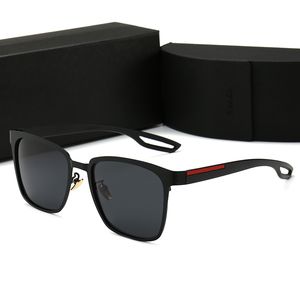 Lujo retro polarizado para hombre mujer diseñador gafas de sol UV 400 Adumbral marca gafas de sol gafas de moda con estuche