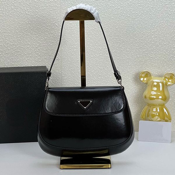 Sac à épaule rétro de luxe pour femmes sac à main sac à main lisse en cuir vintage sacs de sous-bras hobo portefeuille Internet célébrité même style cadeau de vacances