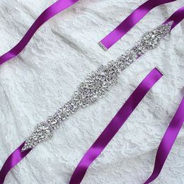 Wedding Sashes Luxe Rhinestone Wedding Belts Bead Verschillende kleuren Bridal Sashes