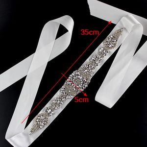 Ceintures de mariage de luxe en strass, perles de différentes couleurs, accessoires de taille pour femmes, en Stock289f