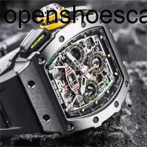 Luxe RicharMilles horloge Mechanisch automatisch uurwerk Waterdicht Zwitsers uurwerk Topkwaliteit RM11-03 Up polshorloge