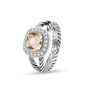 Luxe Ring Designer Ring Dames Whitan Modetrend Goud Dames Twisted Design Luxe Inleg Shining CZ Mode Luxe Bruiloft Verlovingssieraden Los