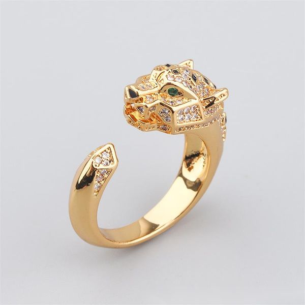 Anneaux de luxe Panther Ring Rings Designer Fomen Homme Unisexe Leopard Shape Ring Bracelet Fashion Bracelets pour chaque fois