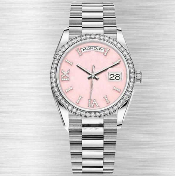 Reloj de diseñador de diamantes Reloj para hombre Reloj con movimiento eta2813 Reloj mecánico Relojes de diamantes de moda Zafiro impermeable oro rosa Relojes de pulsera para hombre Montre de luxe