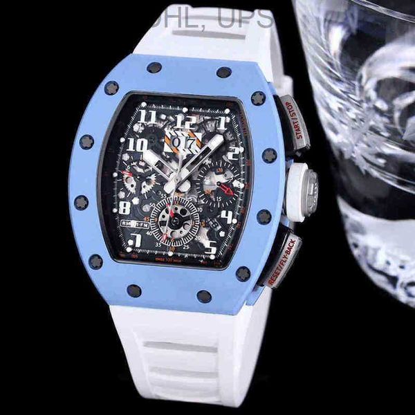 Relojes multifuncionales retrógrados RM011-03 de lujo, reloj de pulsera de diseñador de lujo para hombre, tamaño 40x50x16mm FX5UL0AP