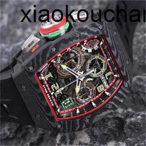 Montre de luxe RMiles automatique SuperClone KV Factory 6501 TPT cadran noir 4315 4995 mm double aiguille de suivi avec carte saphir en fibre de carbone expédié par FedexWIX