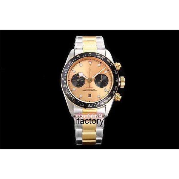 Reloj Rolaxs de lujo Reloj TWF diámetro 41 mm con movimiento mecánico multifuncional 7750 espejo de zafiro Caja de acero fino 316L cabeza giratoria esmerilada profundidad wate