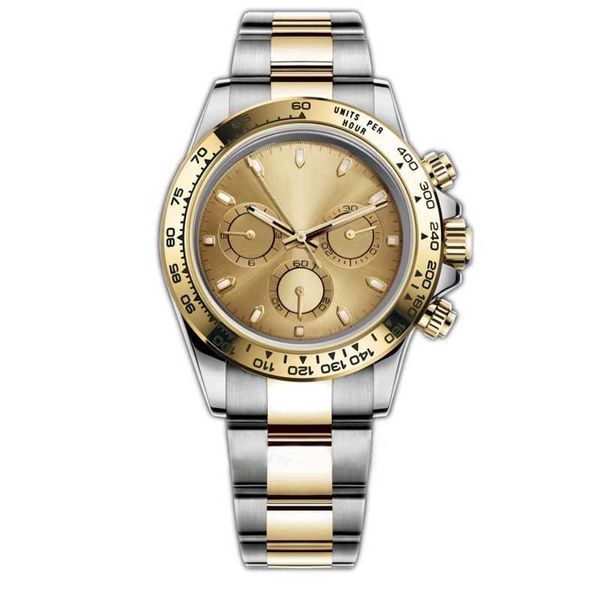 Rôles de luxe Montres Designer Style de mode Hommes Automatique Mécanique Entièrement en acier inoxydable Fermoir coulissant Sport Poignet pour hommes Vente étanche Classique Cy