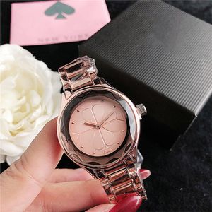 Luxe or rose mode femmes montres montre-bracelet en acier inoxydable montre de designer de haute qualité