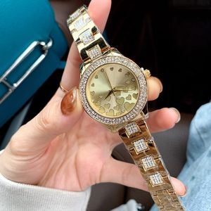 luxe roségoud dameshorloge 36 mm diamanten modehorloges voor dames Roestvrijstalen band Topmerk Designer Horloges Moederdag Valentijnsdag Cadeau orologio