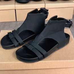 Sandale de luxe Designer toboggan noir mode Femme pantoufle Plate-forme Sandale 5 couleurs femmes designer sandales plage chaussures à enfiler Cuir Caoutchouc