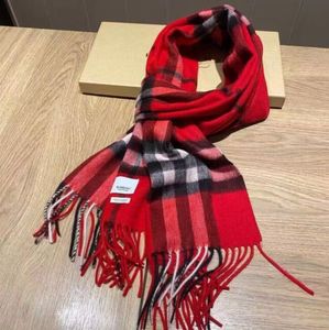Luxe sjaal Designer Nieuwe Heren sjaal Kasjmier Winter Sjaal Lange Maat Heren Warme rode sjaal voor dames winter Dames Gedrukte letter sjaal dames kasjmier