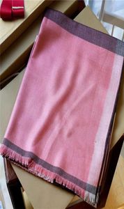 Écharpe de luxe classique en coton doux teint en fil, écharpe de styliste célèbre, longueur 18070cm, châle 6503170