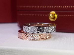 Luxe schroef mannen s ring love ring gold ring dames s diamant ring 18k t0p kwaliteit officiële replica klassieke stijl mode luxe sieraden voortreffelijk cadeau