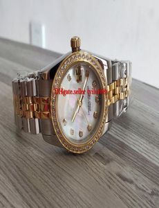 Luxury Selling Women039s Watch Luxury 26 mm 31 mmladies Date seulement 178383 Diamond Cornight White Pearl Mother with Diamonds Classic 4162136