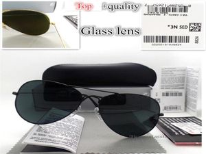 Luxury Set Glass Lens Men Women Polit Party Sunglasses UV400 Protection Brand Designer 58mm 62 mm Sport Sun Grasses Box Sticke3513767