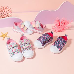 Luxe schoen buitenschoen babyschoenen canvas schoenen lente/zomer schattig gesp ademend casual bord schoenen casual schoenjongen schoenmeisje schoen schoen kerstcadeau