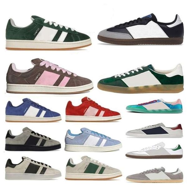 Chaussures de luxe Campus 00s Suède Dark Green Cloud Wonder White Saint Valentin Semi Lucid Blue Ambient Sky Gazelle hommes femmes formateur chaussures de sport