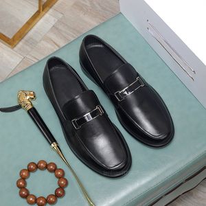 Chaussures de luxe classiques pour hommes mocassins de mode en cuir véritable bureau d'affaires travail chaussures habillées marque designer fête mariage chaussures plates