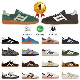 Chaussures de luxe Handball Spazial Chaussures og Original Designer Vintage Men Femmes Pays de Galles Bonner Silver Metallic Outdoor Sports sportifs Speziaux Fashion Casual Chaussures 36-45