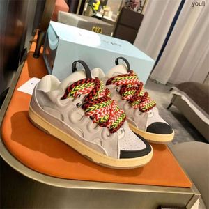 Luxe schoenen Lanvine schoenen schoenen casual sneakers Topversie hoge schoonheid broodschoenen morele trainingsschoenen voor dames 2022 nieuwe veelzijdige liefhebbers Skate schoen papa schoen