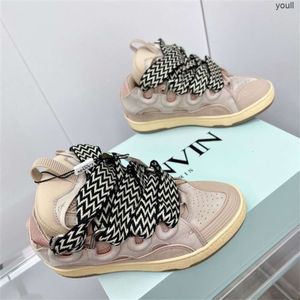 Chaussures de luxe Lanvine Shoess Chaussures Casual Baskets Langfan Nouvelle Mode Hommes et Femmes Couples Pain Chaussures Anti Odeur Version Coréenne Étoile Même Grosse Tête Durable Salut