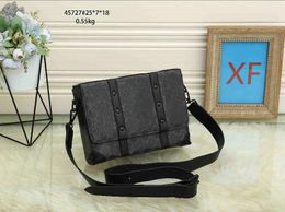 Luxe schoudertas canvas cross body heren messenger tassen klassieke handtas tasje waterdichte prachtige en duurzame parachute portemonnee 457 h