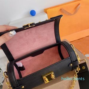 sac à bandoulière de luxe designer sac chaîne croix corps à la mode femmes cylindre sac à main de haute qualité portefeuille