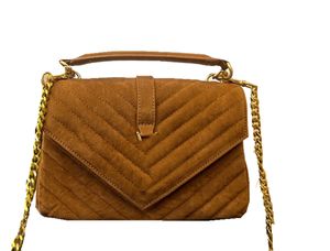 Sac à bandoulière pour femme design de luxe sac en cuir de cerf sac à main pour femme sac messager LOULOU sac à chaîne pour femme sac à main pour femme