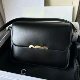 Bolso de hombro de lujo Bolso de cuero de cuero Bolsos para mujeres Bolsas de diseño de la billetera Black Fashion Fashion Tofu Bags con caja y envío rápido