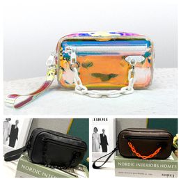 10a Candy Jelly koppeling Transparante koppelingszak Designer Bag PVC Transparante cosmetische toilettas Vrouwen kleurrijke mode avondkoppeling luxe ontwerper ritssluiting