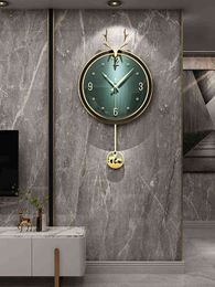Luxe stille beweging wandklok woonkamer romeinse nordic digitale wandklok modern design creëren reloj para home decor H1230
