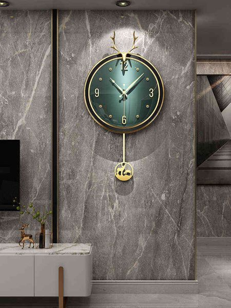 Luxe silencieux mouvement horloge murale salon chiffre romain nordique numérique horloge murale Design moderne créer Reloj Para décor à la maison H1230