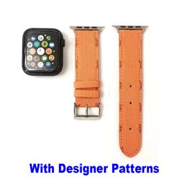 Luxe siliconenbanden compatibel met Apple Watch Band 38mm 40 mm 41 mm 42 mm 44 mm 45 mm dames Men Sportriem polsband mode L Designer voor IWatch Series 8 7 SE 6 5 4 3 2 1