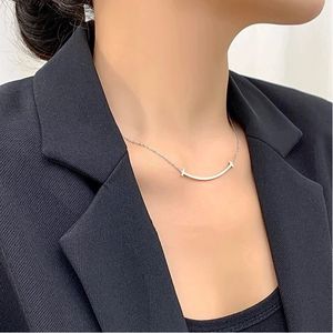 Collier Simple de luxe pour femmes, pendentif en diamant, en acier inoxydable, bijoux de Couple pour le cou, cadeaux de noël pour femmes, accessoires