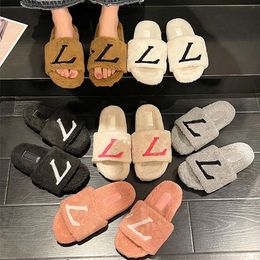 PASEO FLAT COMFORT MULE Luxe Slide Designer Mode Dames Wol Sandalen Warm Comfort Slippers Dames Slipper Schoenen Slides Slijtage Sandaal Maat 34-42