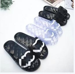 Glissière de luxe femmes sandales pantoufles chaussures diapositives éraflures créateur de mode Size35-42 C63