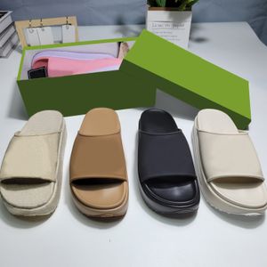 Luxury Slippers Slide Designers Brand Femme Mesdames Hollow Platform Sandals Sandale de diapositives féminines avec lnterlocking g Belle Sunny Beach Woman Chaussures Chaussures