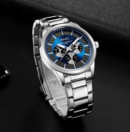 Luxury Smael Fashion Men Luxury Quartz Wrists Montre militaire Army Digital Clock Man Automatic 9602 Sport Watchs étanche9081122