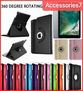 Funda inteligente de lujo con tapa giratoria de 360 °, soporte de cuero a prueba de golpes para PC, funda para iPad para Apple iPad 2 3 4 5 6 Air 2 Mini 1 2 3 4 Pro1338676