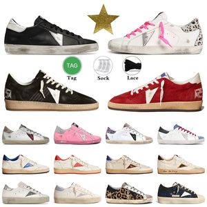 Sneakers di lusso Scarpe da donna dorate Designer Gooses Superstar Hi Star Italia Marchio Plate-forme Nero Bianco Glitter Oro Sparkle Uomo Famoso Gooseics Dhgate Scarpe da ginnastica